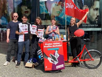 Mitglieder der BO im Europawahlkampf 2024